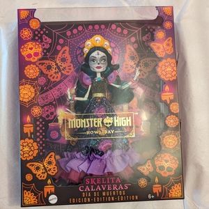 Monster High Howliday Dia De Muertos Skelita Calaveras Doll Brand New
